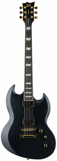 ESP LTD Viper-1000 Electric Guitar in Vintage Black - Image 3