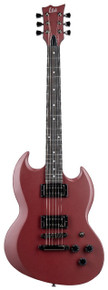 ESP LTD Lars Frederiksen Volsung Electric Guitar in Oxblood Satin - Image 2