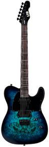 ESP LTD TE-200DX Electric Guitar in Blue Burst - Image 2