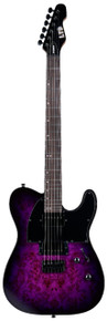 ESP LTD TE-200DX Electric Guitar in Purple Burst - Image 2