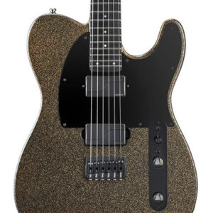 ESP E II T-6 Electric Guitar in Pale Gold Sparkle Satin (62276)