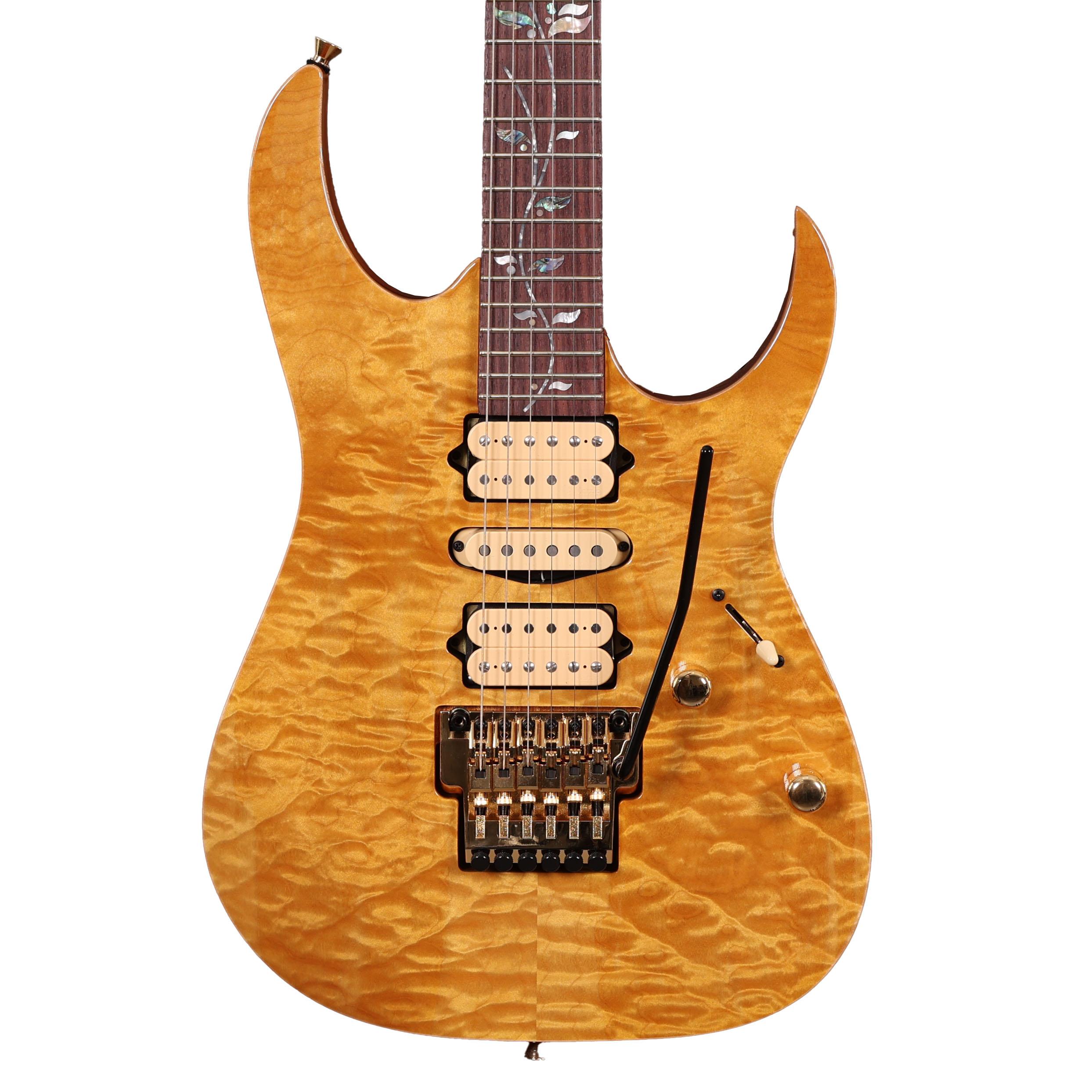 Ibanez RG8570EM-NT RG J Custom Exotic Maple Top Electric Guitar in Natural (56884)