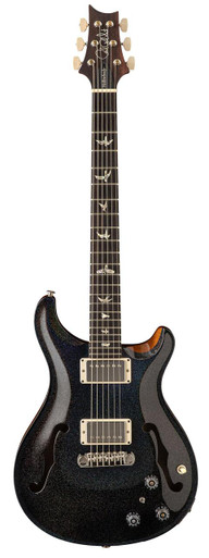PRS Hollowbody II Piezo Electric Guitar in Black Rainbow Holoflake - Image 3