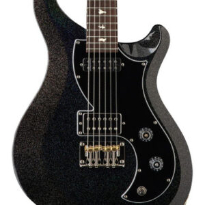 PRS S2 Vela Electric Guitar in Black Rainbow Holoflake