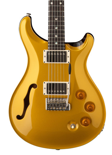 PRS DGT Semi-Hollow David Grissom Signature Electric Guitar in Gold Top with Moon Inlays (61983) - Image 1
