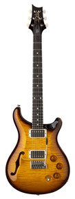 PRS DGT Semi-Hollow David Grissom Signature Electric Guitar in McCarty Tobacco Sunburst with Moon Inlays - Image 2