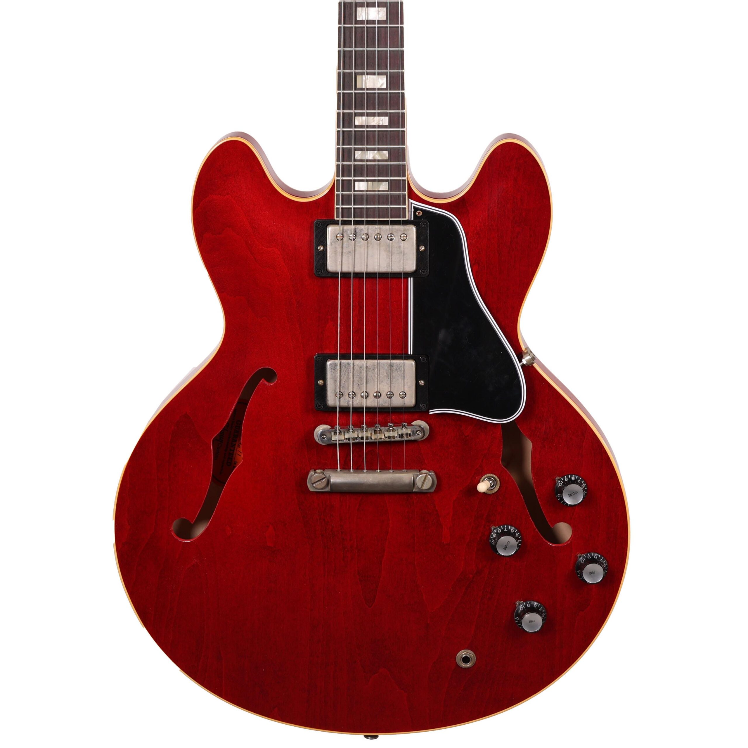 Gibson Custom Shop Murphy Lab 1964 ES-335 Reissue Ultra Light Aged Electric Guitar in Sixties Cherry (61447)