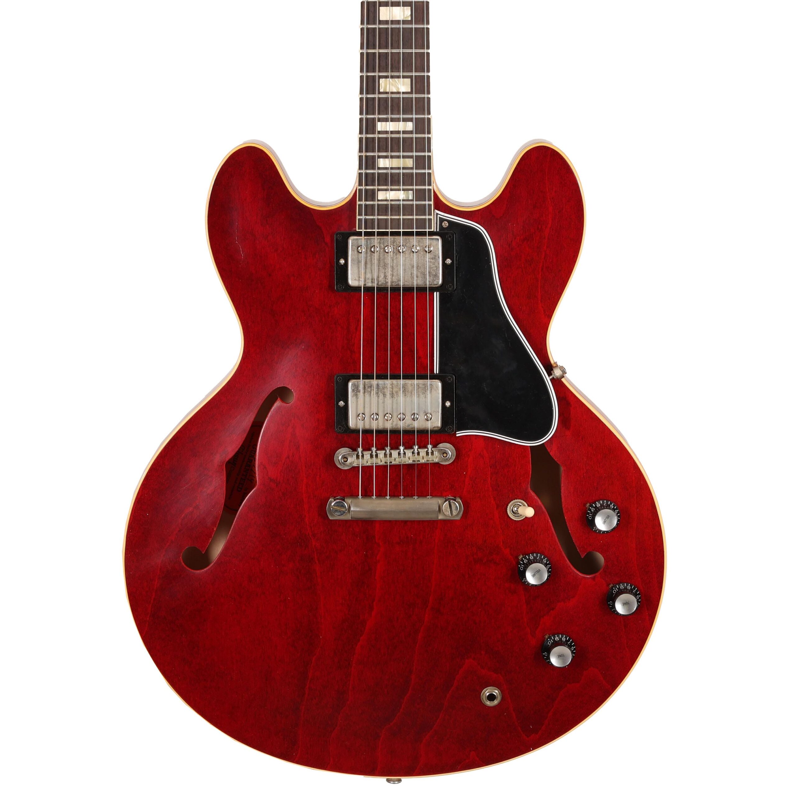 Gibson Custom Shop Murphy Lab 1964 ES-335 Reissue Ultra Light Aged Electric Guitar in Sixties Cherry (61682)
