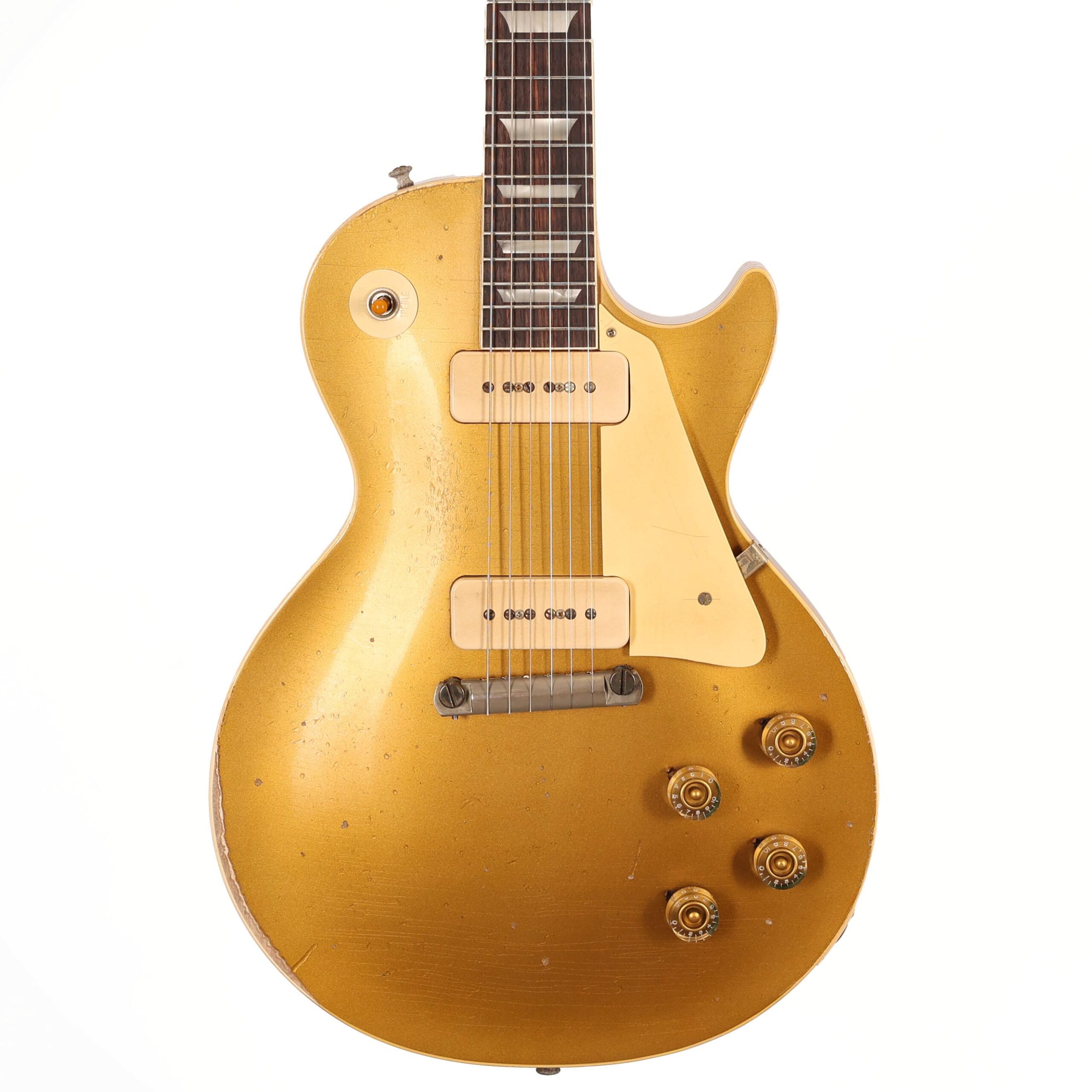 Gibson Custom Shop Murphy Lab 1954 Les Paul Goldtop Reissue Heavy Aged Electric Guitar in Double Gold (61875)