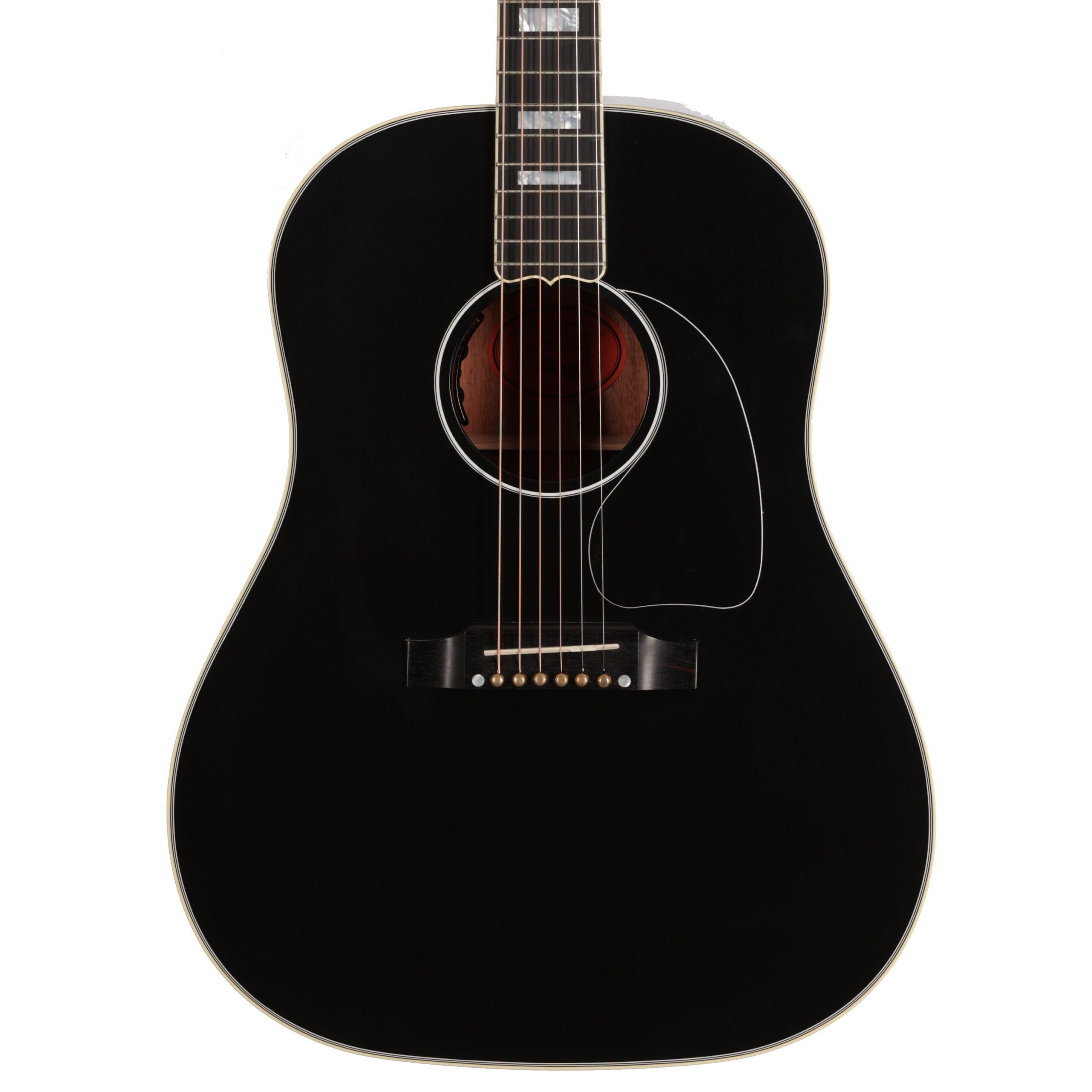 Gibson Custom Shop J-45 Custom Electro Acoustic Guitar in Ebony (25351)