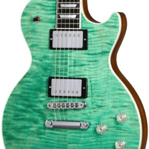 Gibson Les Paul Modern Electric Guitar with Figured Maple Top in Seafoam Green (25518)