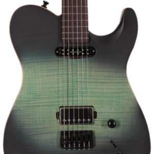 Chapman Law Maker Legacy Baritone Electric Guitar in Ocean Moss Blue Rosewood Neck (19434)