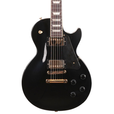 Gibson Les Paul Studio Electric Guitar in Ebony with Gold Hardware - Image 1