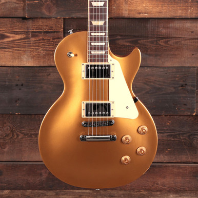 Gibson Les Paul Studio Electric Guitar in Goldtop - Image 3