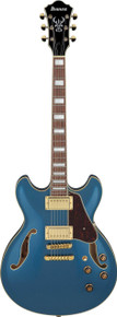 Ibanez AS73G-PBM AS Series Semi-Hollow Electric Guitar in Prussian Blue Metallic - Image 2