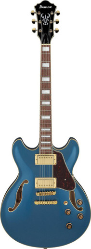 Ibanez AS73G-PBM AS Series Semi-Hollow Electric Guitar in Prussian Blue Metallic - Image 3