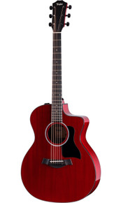 Taylor 224ce Special Edition Electro Acoustic in Trans Red - Image 2