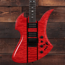 BC Rich USA Mockingbird SL Electric Guitar in Trans Red - Image 2