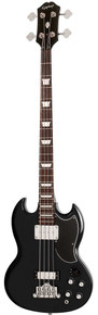 Epiphone EB3 SG Bass Guitar Ebony Chrome Hardware - Image 2
