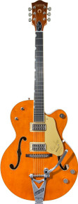 Gretsch G6120T-BSSMK Brian Setzer Signature `59 Nashville Hollow Body Electric Guitar in Smoke Orange - Image 2