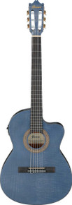 Ibanez GA5FMTCE-OB Classical Electro Acoustic Guitar in Blue Berry - Image 2