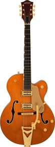 Gretsch Synchromatic Nashville Hollow Electric Guitar with Bigsby in '50s Orange Stain - Image 2