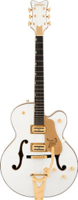 Gretsch Synchromatic Falcon Hollow Body Electric Guitar with Bigsby in Snowcrest White - Image 2