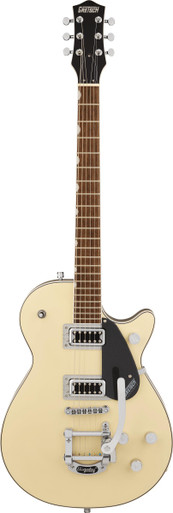 Gretsch G5230T Electromatic Jet FT Electric Guitar with Bigsby in Two-Tone Vintage White/London Grey - Image 3