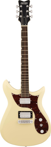 Gretsch Electromatic CVT Double-Cut Electric Guitar with Wraparound in Vintage White - Image 3
