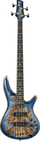 Ibanez SR2600-CBB Premium 4-String Bass Guitar in Cerulean Blue Burst - Image 2