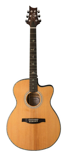 PRS SE Angelus A50E Cutaway Electro Acoustic Guitar in Natural & Black Gold - Image 3