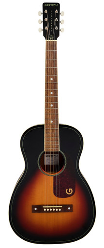 Gretsch Jim Dandy Parlor LTD Solid Top Acoustic Guitar In Heritage Burst, Walnut Board - Image 3