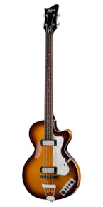 Hofner Ignition Club Bass Guitar in Sunburst - Image 2