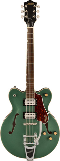Gretsch G2622T Streamliner Center Block Double-Cut Electric Guitar with Bigsby in Steel Olive - Image 3