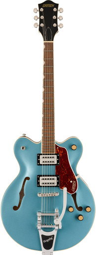 Gretsch G2622T Streamliner Hollow-Body Electric Guitar with Bigsby in Arctic Blue - Image 3