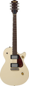 Gretsch Streamliner Jet Club Single-Cut Electric Guitar With Wraparound in Vintage White - Image 2