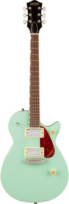 Gretsch Streamliner Jet Club Single-Cut Electric Guitar With Wraparound in Mint Metallic - Image 2