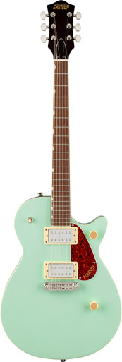 Gretsch Streamliner Jet Club Single-Cut Electric Guitar With Wraparound in Mint Metallic - Image 3
