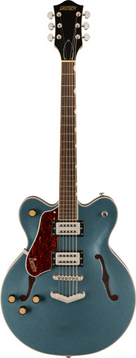 Gretsch G2622Left Handed Streamliner Center Block Double-Cut Left Handed Electric Guitar with V-Stoptail in Gunmetal - Image 3