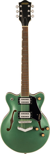 Gretsch G2655 Streamliner Center Block Jr. Hollow-Body Electric Guitar with V-Stoptail in Steel Olive - Image 3