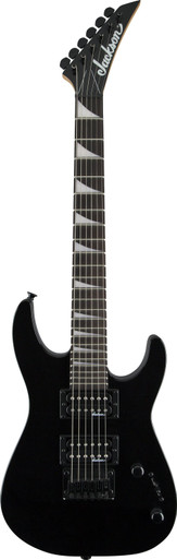 Jackson Dinky Minion JS1X Mini Electric Guitar in Black - Image 3