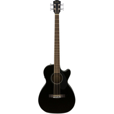 Fender Classic Design CB-60SCE Acoustic Bass Guitar in Black - Image 3