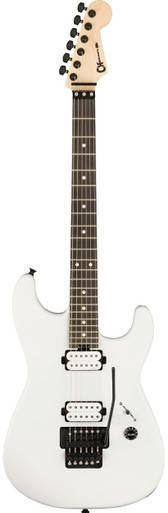 Charvel Jim Root Signature Pro-Mod San Dimas Style 1 HH FR E Electric Guitar in Satin White - Image 3
