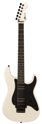 Charvel Pro-Mod Plus So-Cal SC1 Style 1 HH FR EB Electric Guitar in Snow White - Image 3