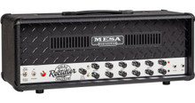 Mesa Boogie 100W 90s Dual Rectifier 2-Channel Amplifier Head in Black Bronco Chrome - Image 2