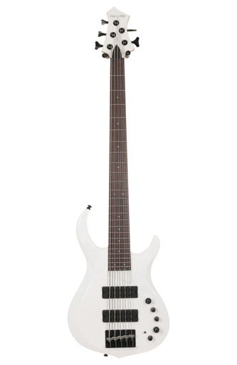 Sire Version 2 Marcus Miller M2 5-String Bass Guitar in White Pearl - Image 3