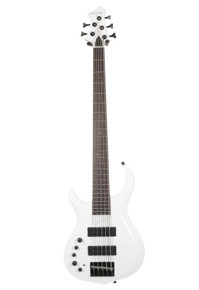 Sire Version 2 Left Handed Marcus Miller M2 5-String Bass Guitar in White Pearl - Image 2