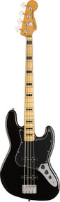 Squier Classic Vibe 70s Jazz Bass Guitar Maple Fingerboard Black - Image 2
