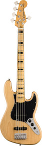 Squier Classic Vibe 70s Jazz Bass Guitar V Maple Fingerboard Natural - Image 2