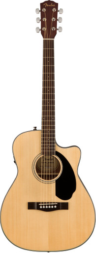 Fender CC60SCE Concert Sized Electro Acoustic Cutaway Guitar Natural - Image 3